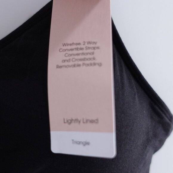NEW Calvin Klein Modern Seamless Naturals Lightly Lined Triangle Bralette XL - Picture 4 of 5